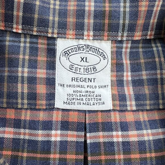 Brooks Brothers Regent The Original Polo Shirt Button Down Men’s Size XL - Picture 3 of 10